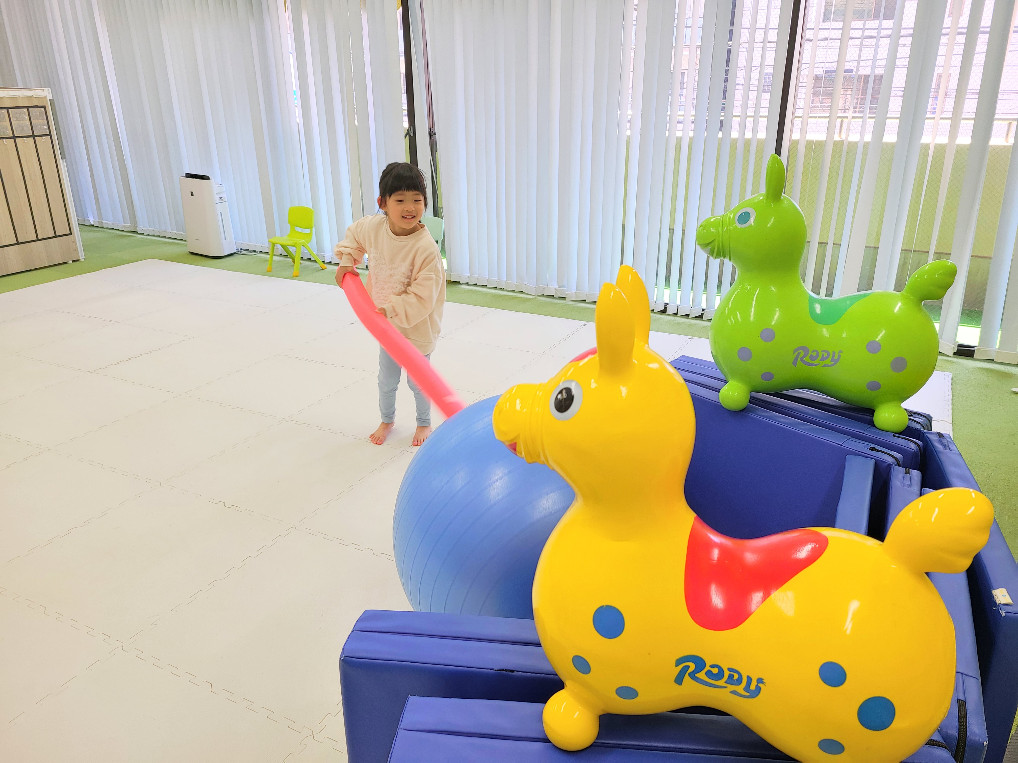ゆめラボの運動療育の様子